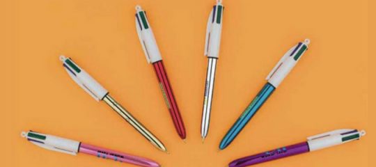 stylos BIC 4 couleurs